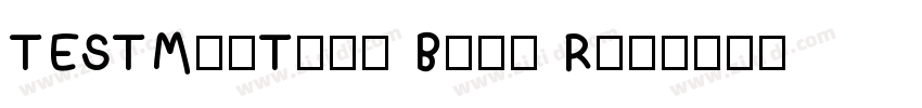 TESTMeiTuan Bold Reg字体转换